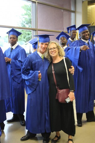 Kirk Reeder and Mrs. Ware THS Graduation 2015