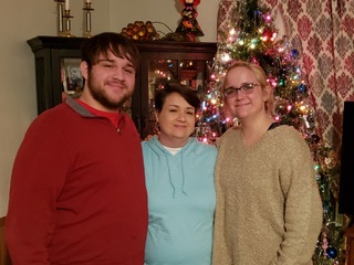 Mrs. Anderson with her children.  