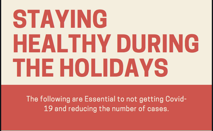 Stay healthy (and safe) during the holidays.