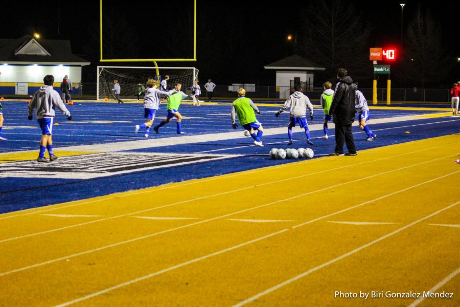 Danny Guzman, Arturo Acosta, Tyler Goad, Peter Ruhl, Tanner Goggans, Coach Faucette