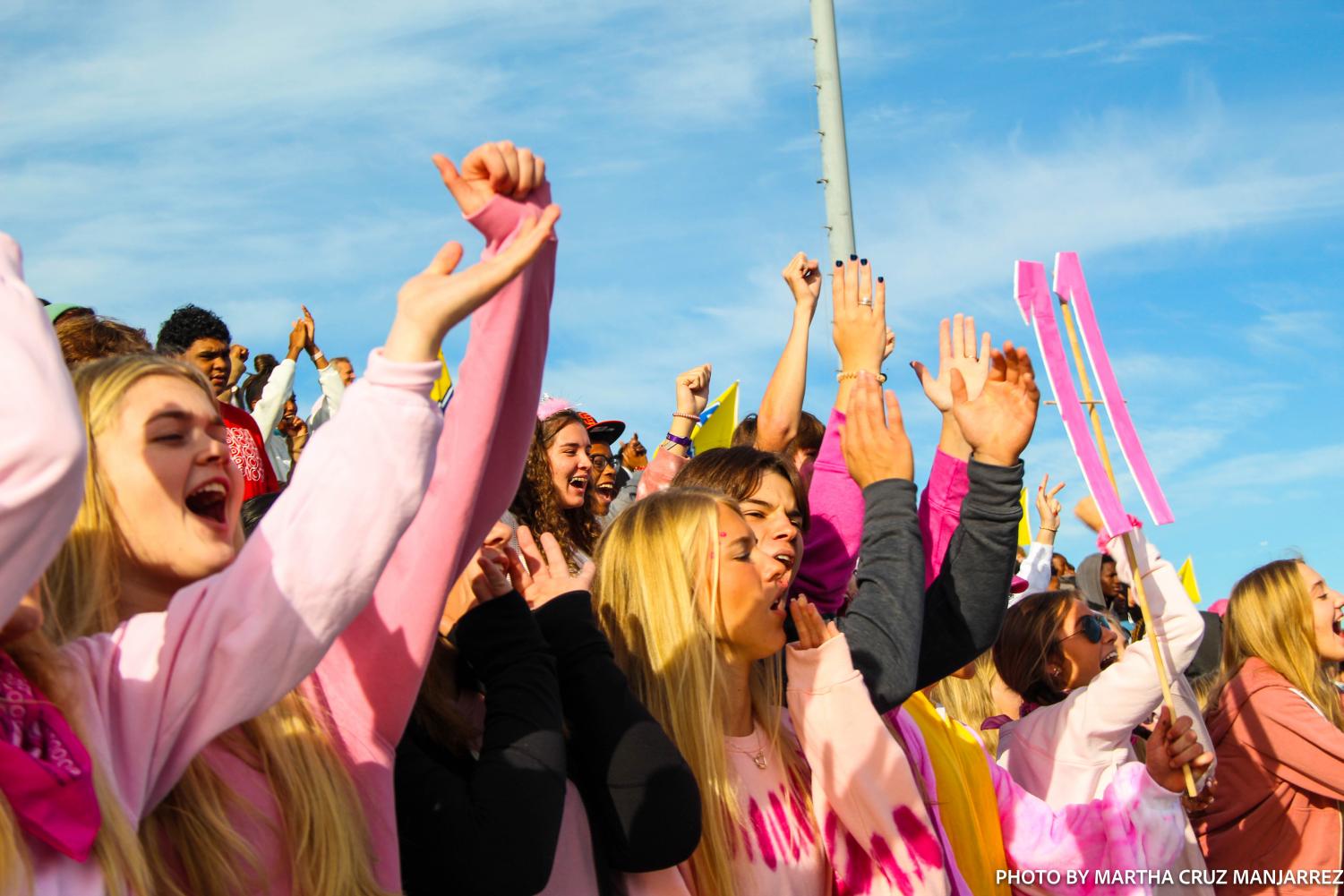 Pink Out Pep Rally Held at Tupelo Golden Wave Stadium