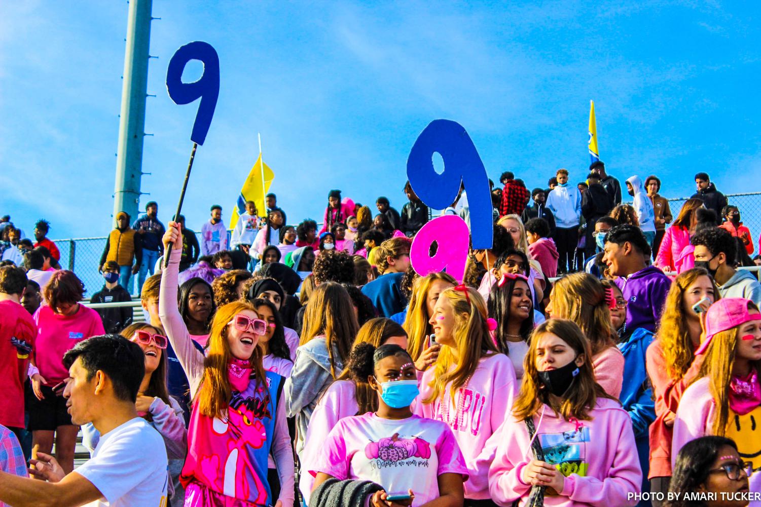 Pink Out Pep Rally Held at Tupelo Golden Wave Stadium