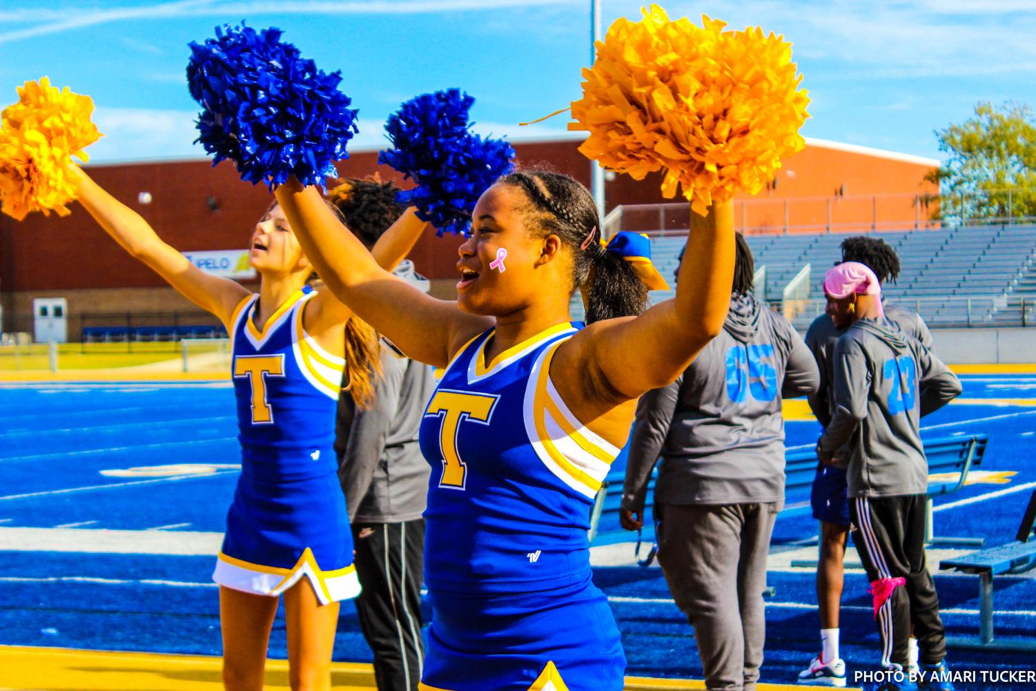 Pink Out Pep Rally Held at Tupelo Golden Wave Stadium