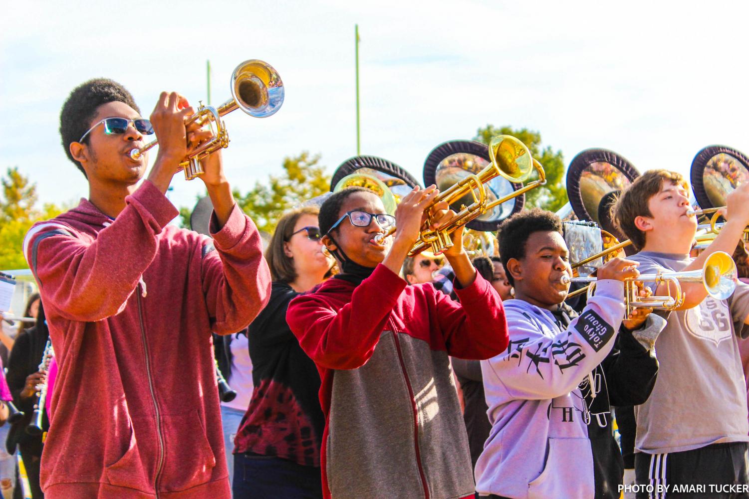 Pink Out Pep Rally Held at Tupelo Golden Wave Stadium