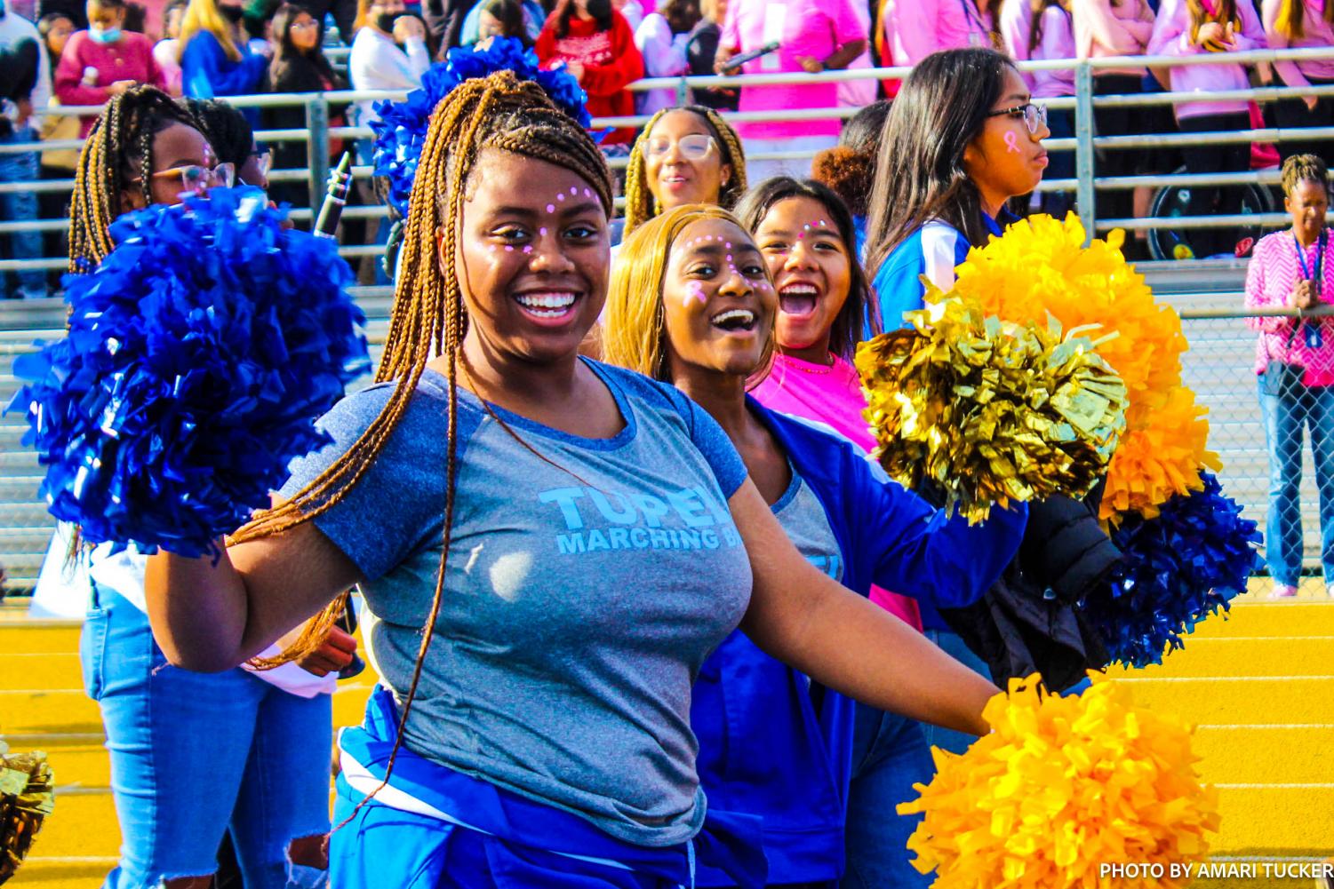 Pink Out Pep Rally Held at Tupelo Golden Wave Stadium