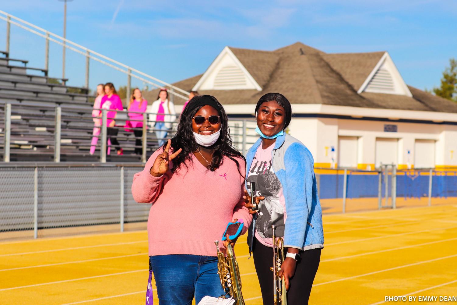 Pink Out Pep Rally Held at Tupelo Golden Wave Stadium