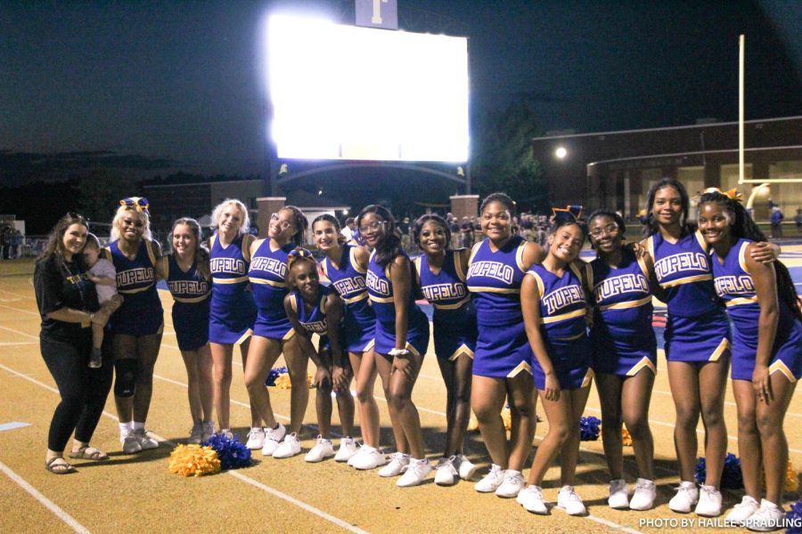 JV cheer and Coach Winters