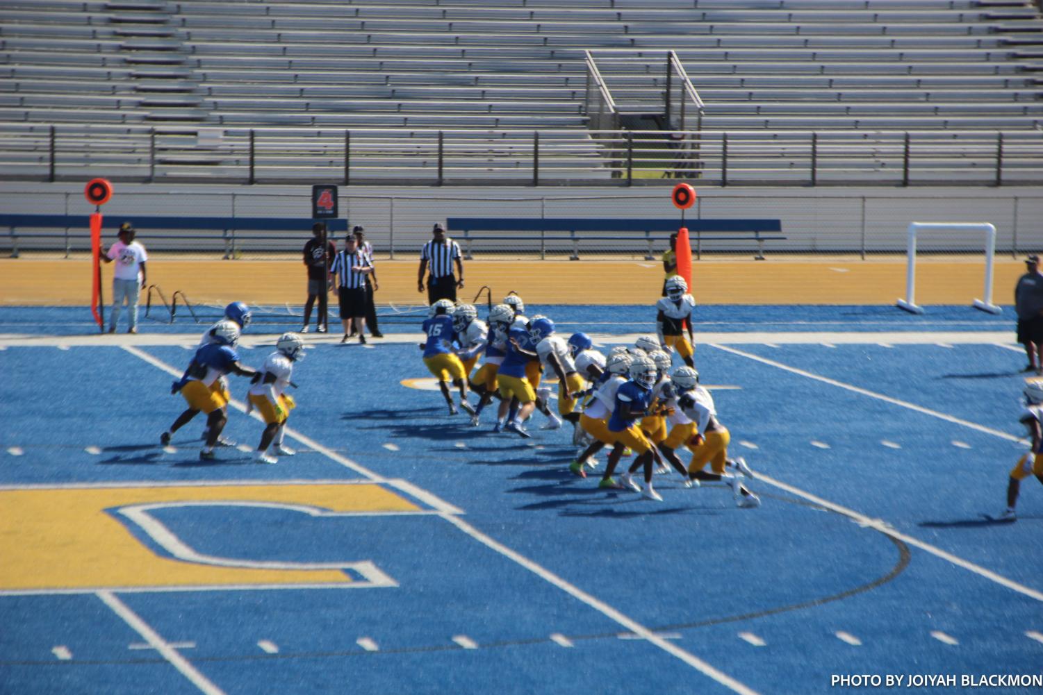 Tupelo+Football+holds+practice+scrimage