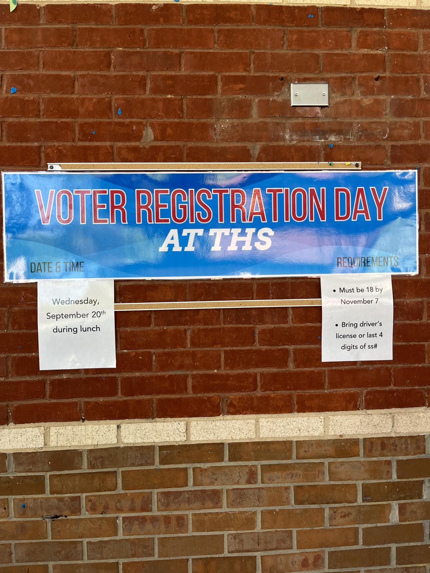 AP Government Holds Voter Registration Drive