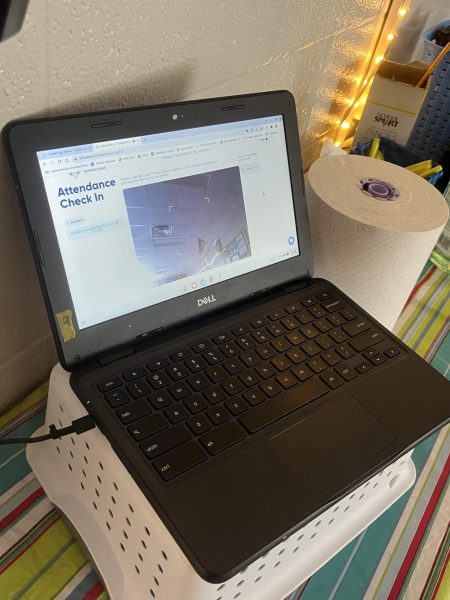 Students can check in once they walk in the classroom using school.ai
