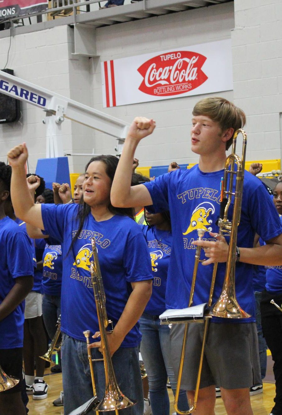 Tupelo holds first pep rally of the season