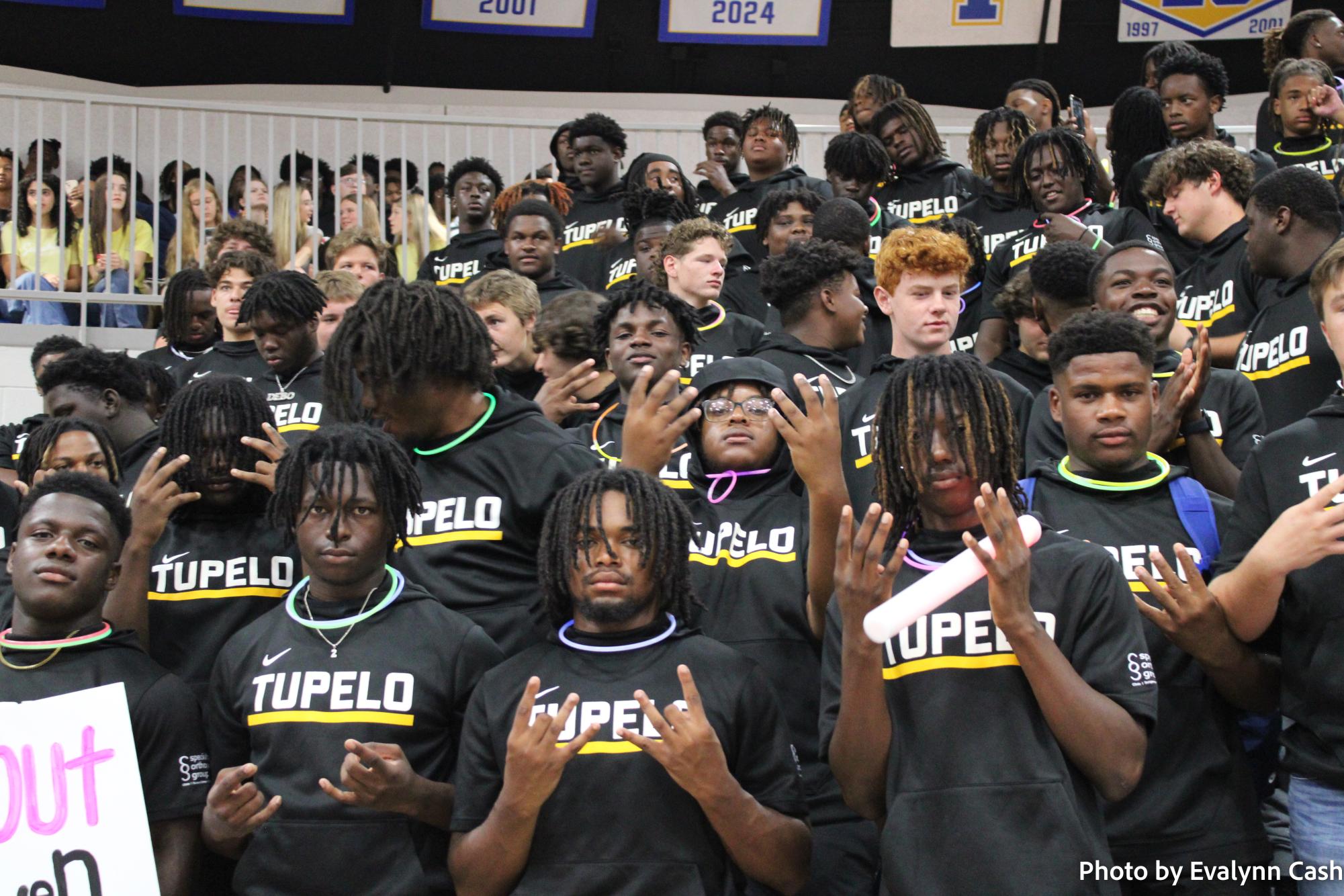 Tupelo holds first pep rally of the season