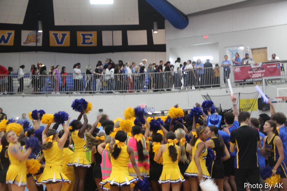 Tupelo High School's first pep rally.