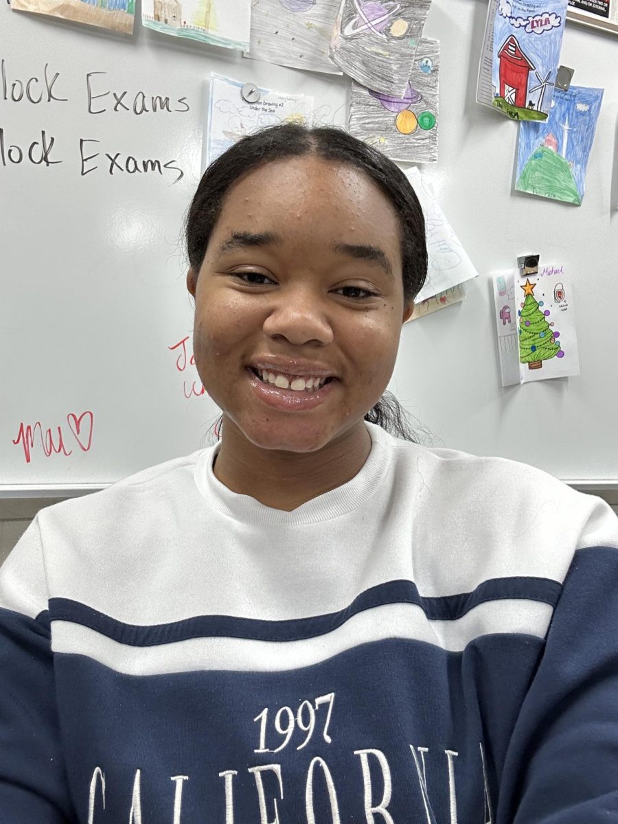 Jazmine White is a sophomore student at THS.  