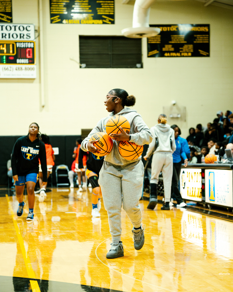 Tupelo Lady Wave Basketball played in the Tangle Of The Trail Tourament