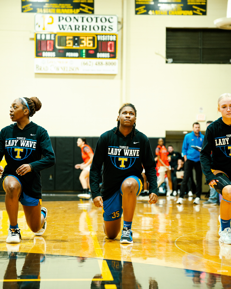 Tupelo Lady Wave Basketball played in the Tangle Of The Trail Tourament