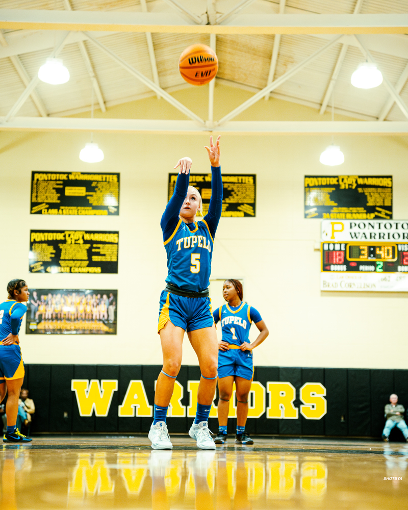 Tupelo Lady Wave Basketball played in the Tangle Of The Trail Tourament