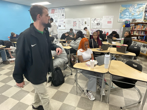 Jordan Williams, Wave Meda Managing Editor, sits down with Jamie Ingram, THS Teacher of the Year 2025-2026.