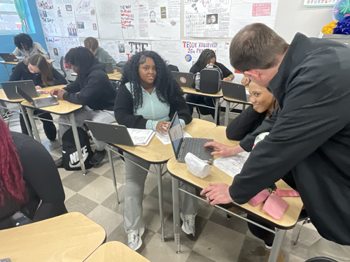 Jordan Williams, Wave Meda Managing Editor, sits down with Jamie Ingram, THS Teacher of the Year 2025-2026.