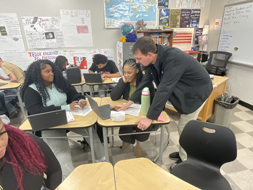 Jordan Williams, Wave Meda Managing Editor, sits down with Jamie Ingram, THS Teacher of the Year 2025-2026.