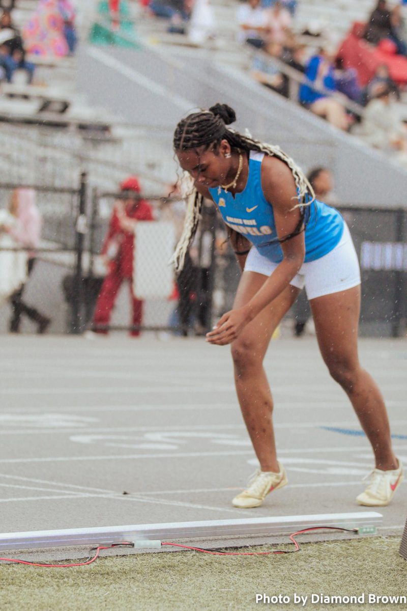 Jade Jones about to run her fist 400 of the season