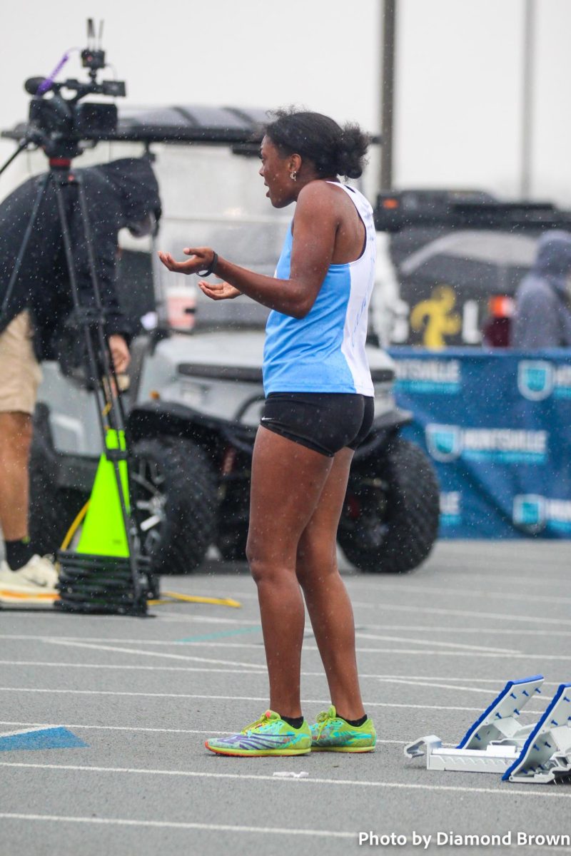 Kaelyn Fair facing the rain